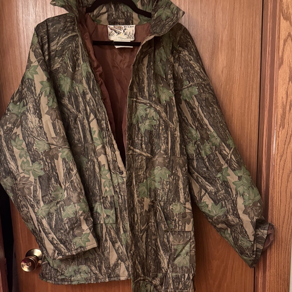 Men's Duck Bay Vintage  Camouflage Raincoat